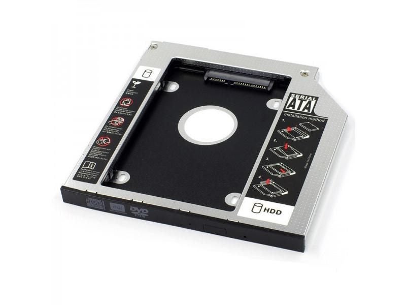 9.5mm 2nd Hard Drive HDD SSD Case Caddy Adapter For DELL Latitude E5440 E5540 Carousel 1