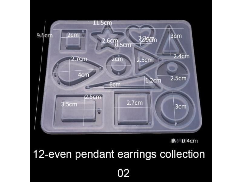 1 PC New Design Resin Accessories For Jewelry Dried Flower Products Earrings Carousel 1