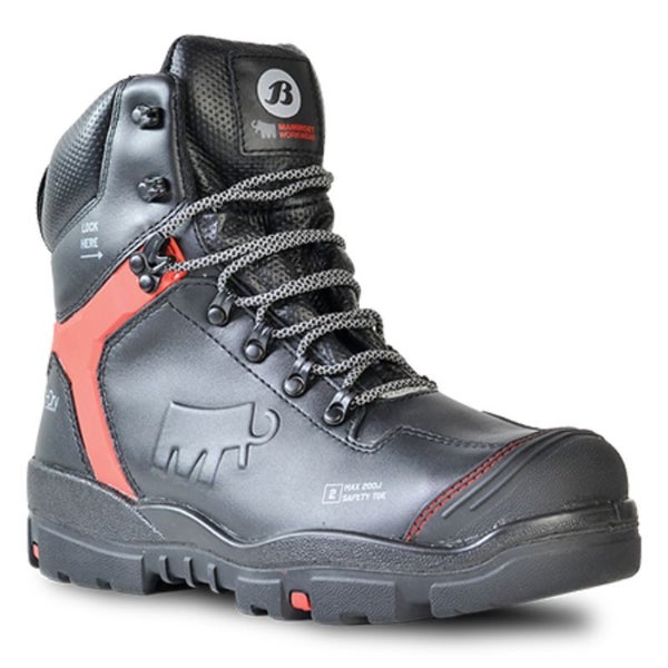 Safety Boot - Bata Anchor Zip Sided Black (UK 11) Carousel 1