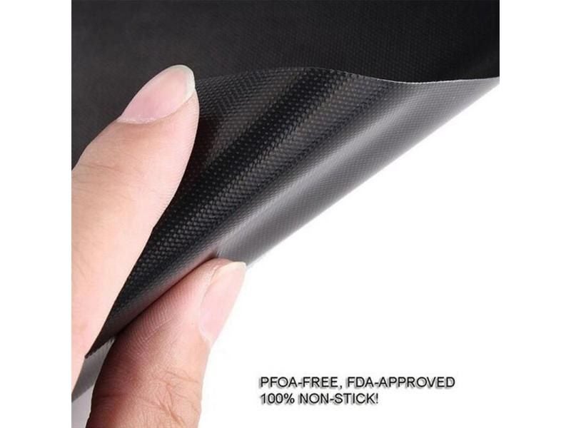 3pcs Reusable Non-Stick BBQ Grill Mat Pad Baking Sheet For Outdoor Cooking Carousel 1