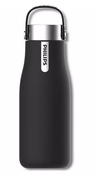 Philips GoZero Smart UV-C LED Purification Bottle 590ml - Black Carousel 1