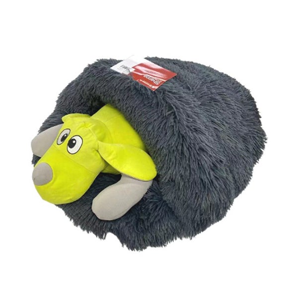 Sherpa Comfort Calming Cacoon -Light Grey Carousel 1