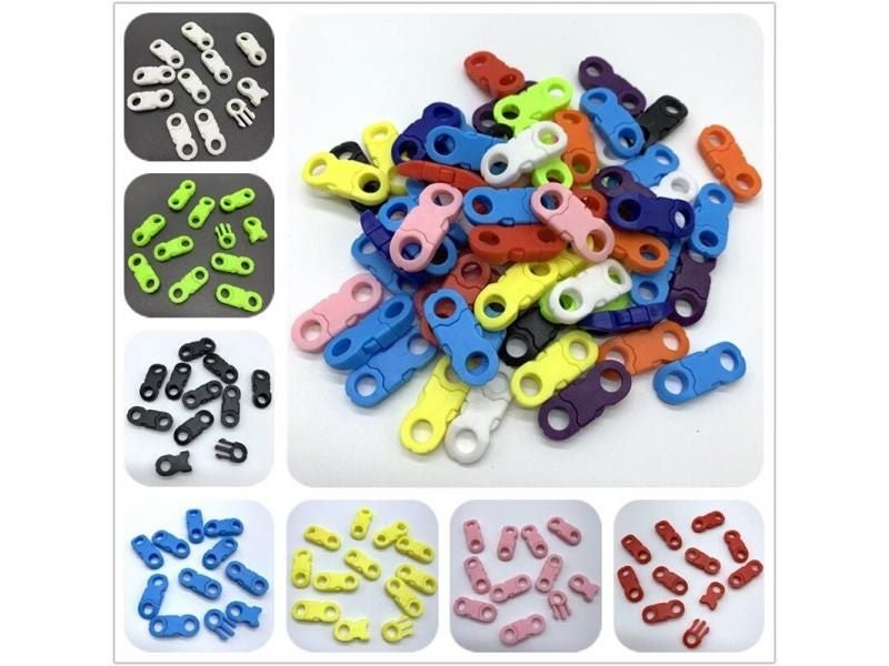 10Pcs 8mm Side Release Buckle Curved Parachute 550 Paracord Bracelet DIY Dog Carousel 2