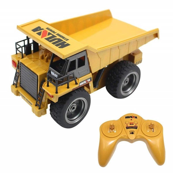 HUINA 1540 1:18 Remote Control Dump Truck, 6 Channel, 2.4GHZ, Alloy,rechargeable Carousel 1