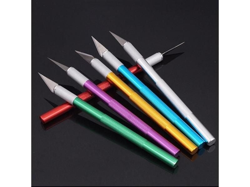 6Pcs/Set Crafts Cutting Knife Leather Carving Knife DIY Mold Carving Hobby Carousel 1