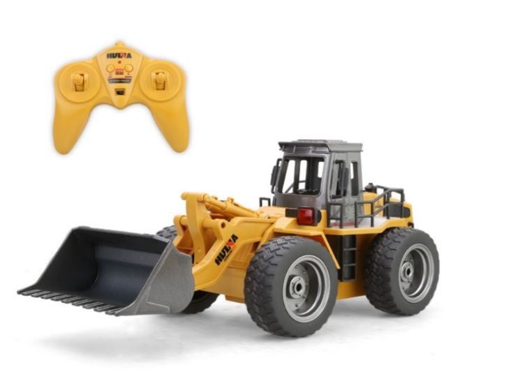 HUINA 1520 Remote Control Bulldozer, 1:18, 2.4G, 6CH, Alloy, Rechargeable. Carousel 1