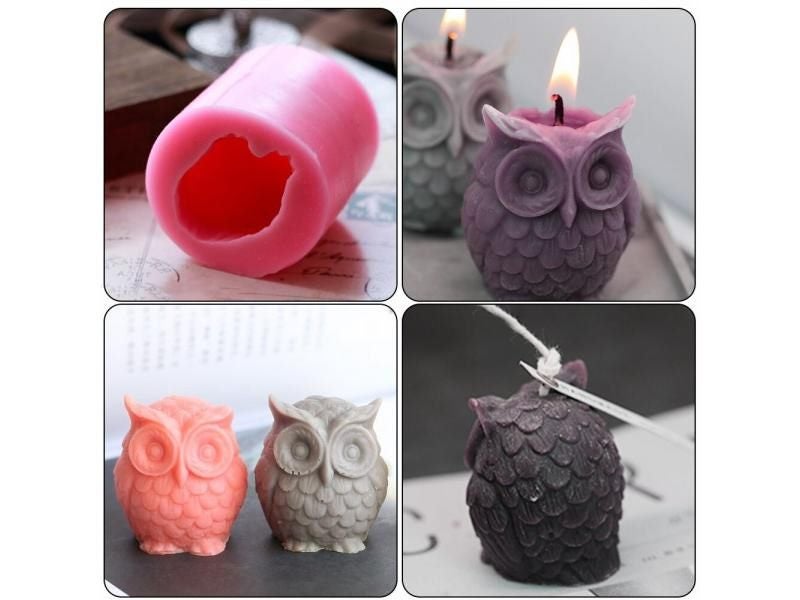 1PC 3D Silicone Candle Mold For DIY Candle Making Carousel 1