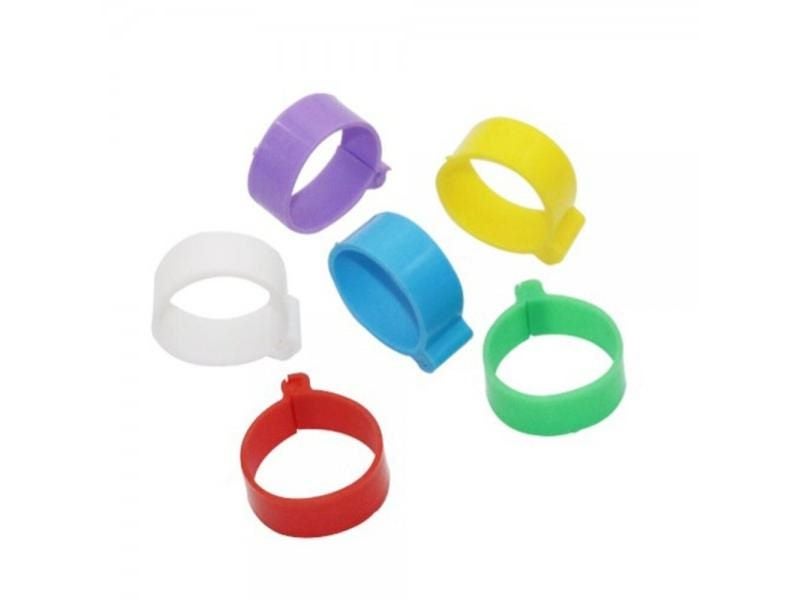 25mm Poultry Foot Ring 6 Colors 30 Pcs Clip Rings For Farm Equipment Carousel 2