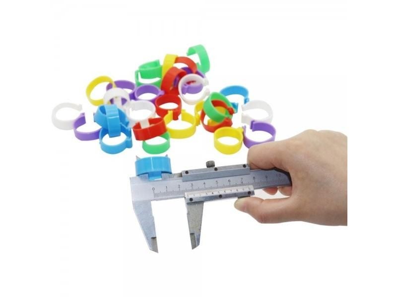 25mm Poultry Foot Ring 6 Colors 30 Pcs Clip Rings For Farm Equipment Carousel 1
