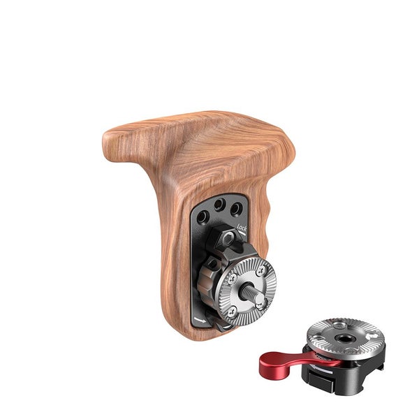 SmallRig Left Side Wooden Grip with NATO Mount 2118C Carousel 2