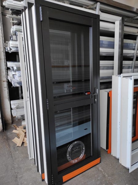 Double Glazed Aluminium Door with cat door Carousel 2