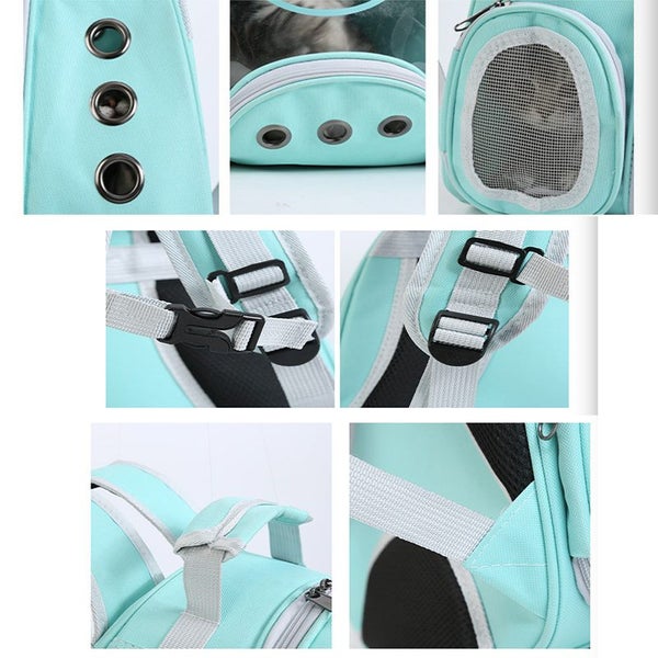 Cat carrier cage Pet Backpack Cat bag Transparent Cat Carrier Bag PINK ONLY Carousel 2