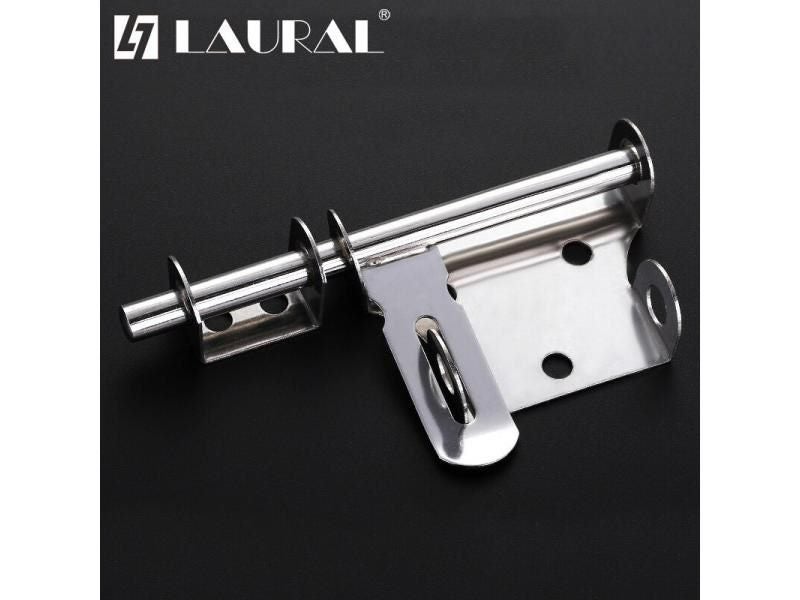 Stainless Steel Latch Security Door Bolts Mounted Locks Thickened Wooden Carousel 2