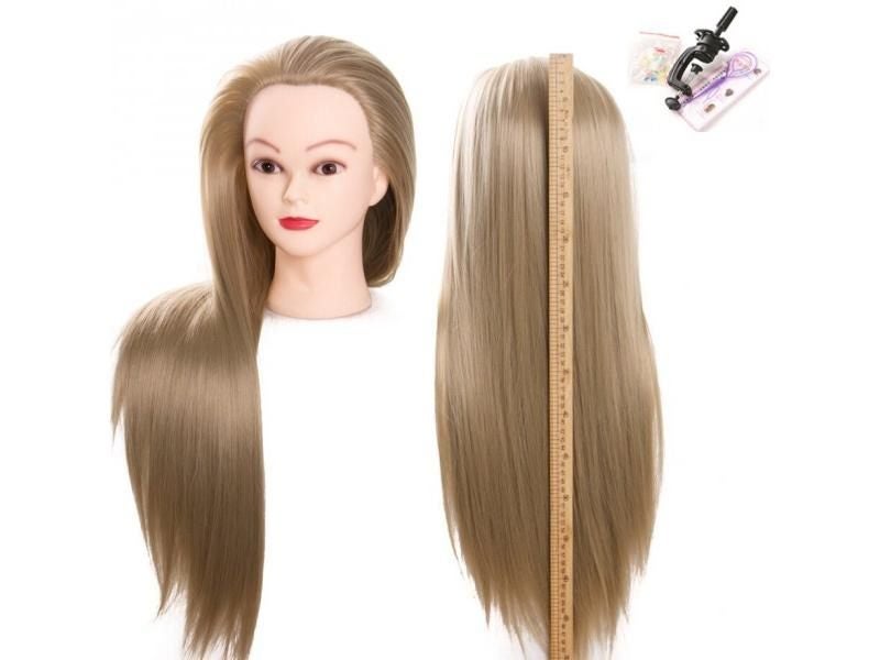 Mannequin Head 70cm Straight With High Temperature Heat Resistant Synthetic Carousel 2