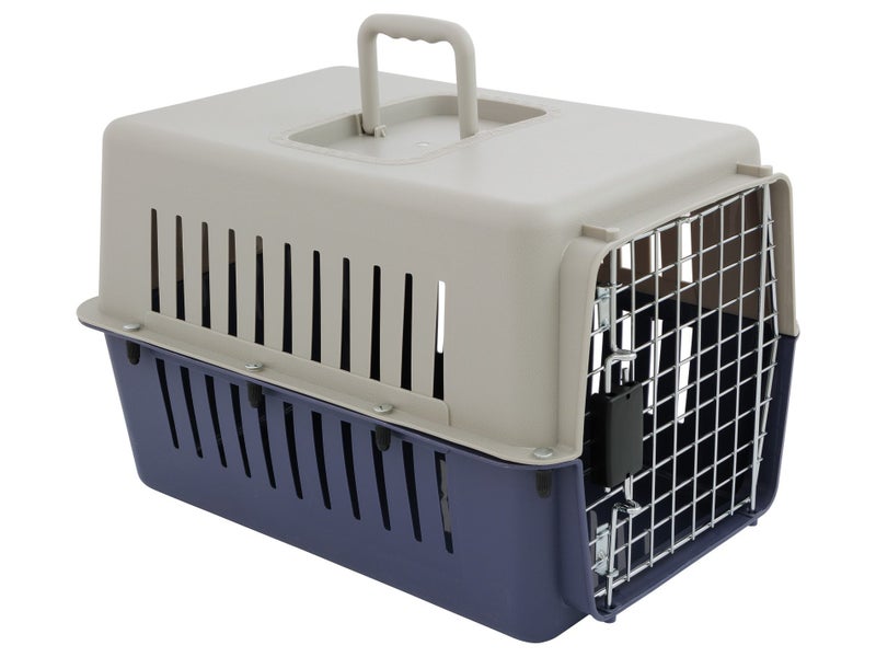 Pet Carrier - Portable Animal Crate Cage 50cm x 34cm x 32cm Carousel 2