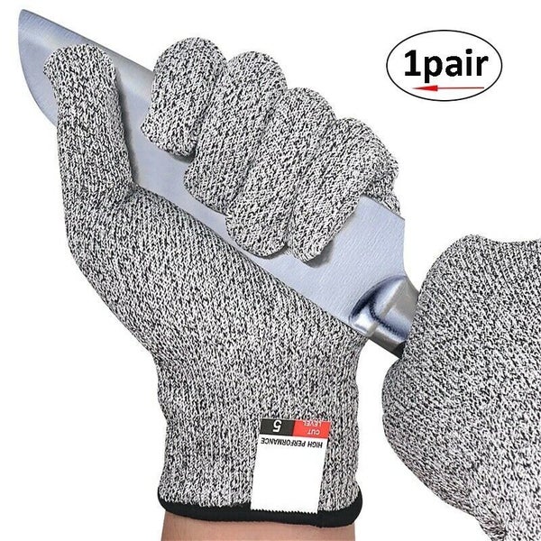 Cut Resistant Protection Level 5 Food Grade Kitchen Butcher Garden Gloves HPPE Carousel 1