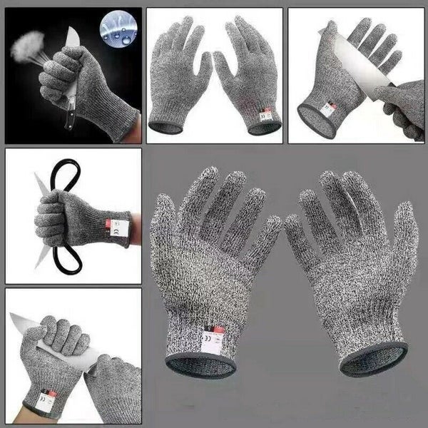 Cut Resistant Protection Level 5 Food Grade Kitchen Butcher Garden Gloves HPPE Carousel 5