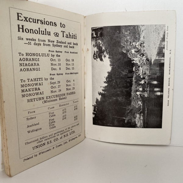UNION STEAMSHIP COMPANY: Pocket Guide to Company Services 1932 Carousel 4