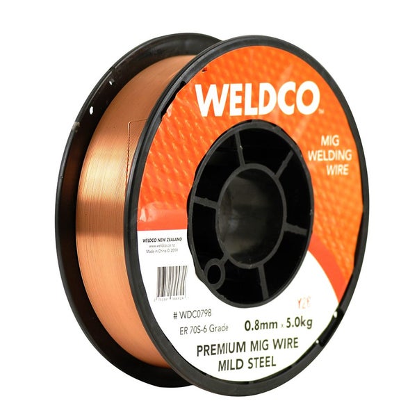 Weldco Mig Welding Wire - Premium Mig Wire Mild Steel – 0.8mm x 5kg Carousel 1