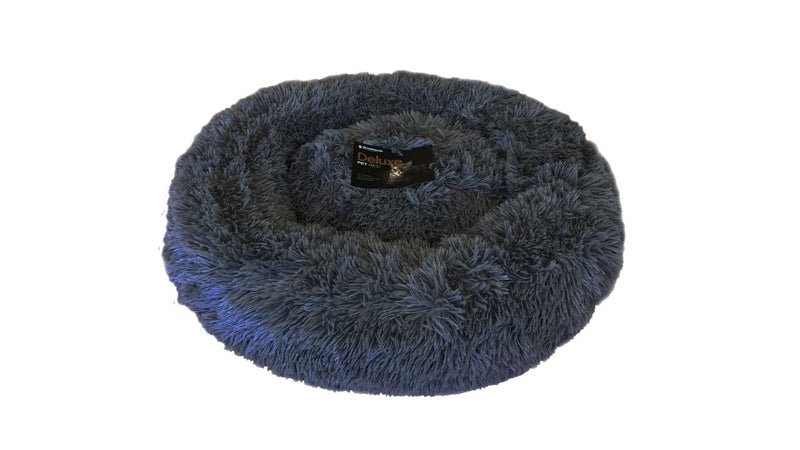 Brooklands Calming Dog Bed Charcoal Large 90cm Carousel 1