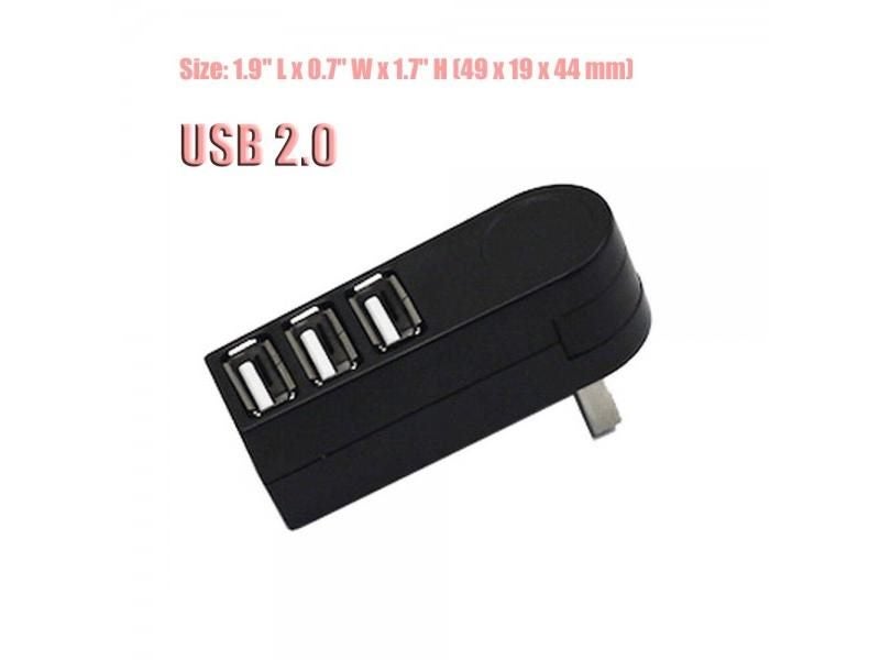 Mini 3.0 Port Multiple HUB Adapter Multi USB HUB Splitter For MacBook Air Pro Carousel 1