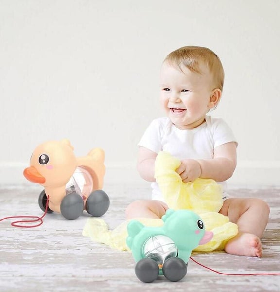 Pull Along Duck Toy Wheel Carousel 2