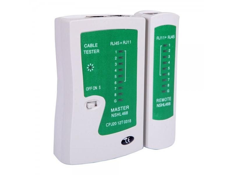 Professional RJ45 Cable Lan Tester Network Cable Tester RJ45 RJ11 RJ12 CAT5 UTP Carousel 1