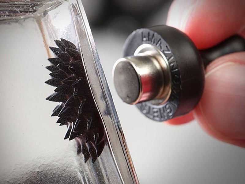 Magnetic Liquid Ferrofluid Display Bottle, NEW Carousel 6