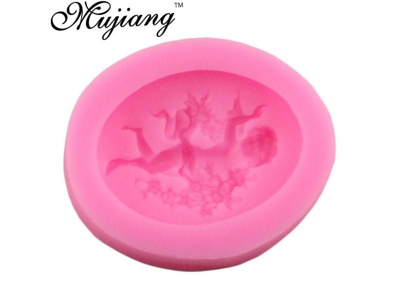 Mujiang Angel Style Sugarcraft Chocolate Resin Clay Candy Molds For Cake Carousel 1