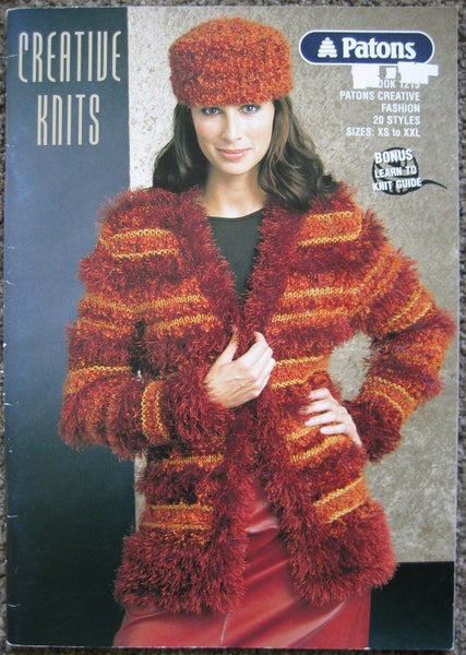 PATONS 8ply WOMENS 20 Knitting PATTERNs Carousel 1