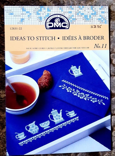 DMC Cross stitch charts x 6 new Carousel 2