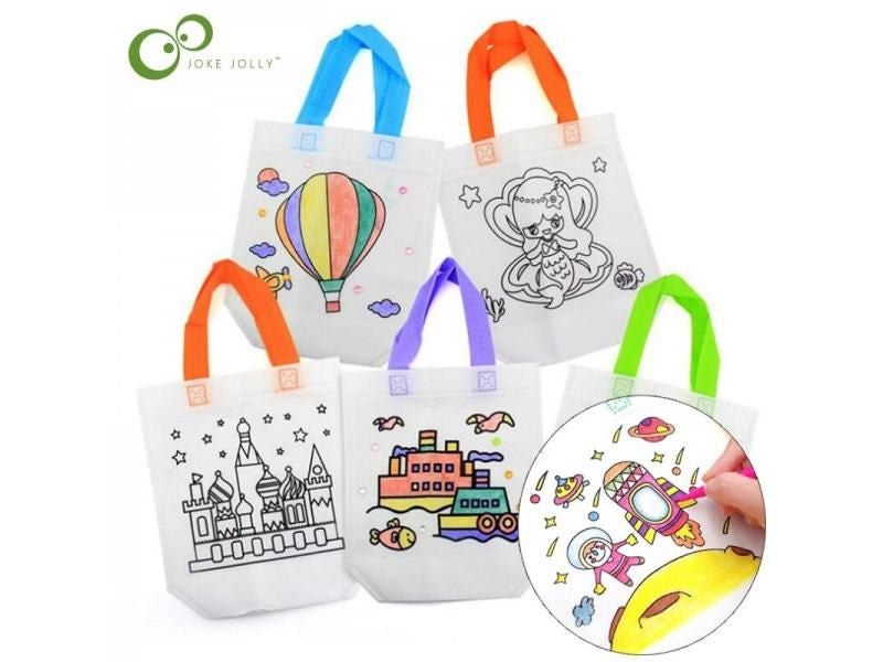 10Pcs Antistress Puzzles Educational Toy For Children DIY Eco-friendly Graffiti Carousel 2