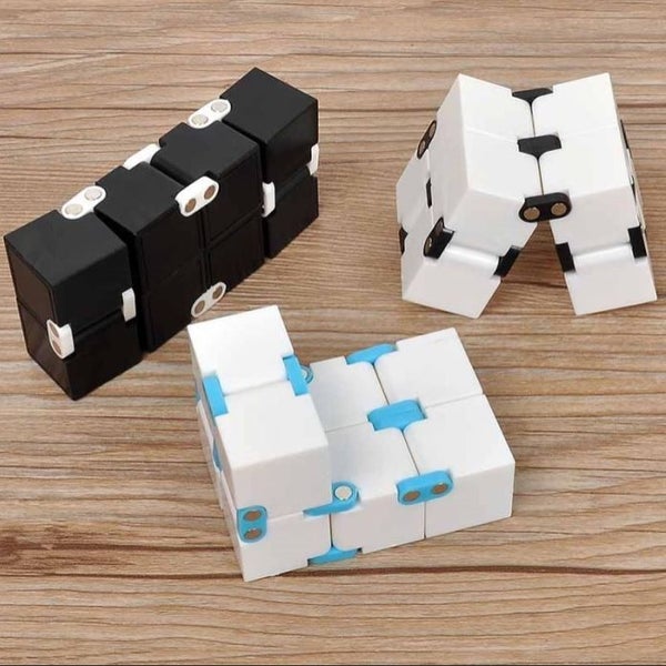 Infinity Cube, Decompression Stress Reducer Perfect Toys Infinity Turn Spin Cube Carousel 1