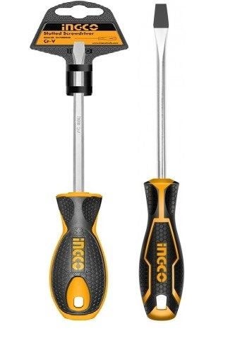INGCO Slotted Screwdriver 100mm Carousel 1