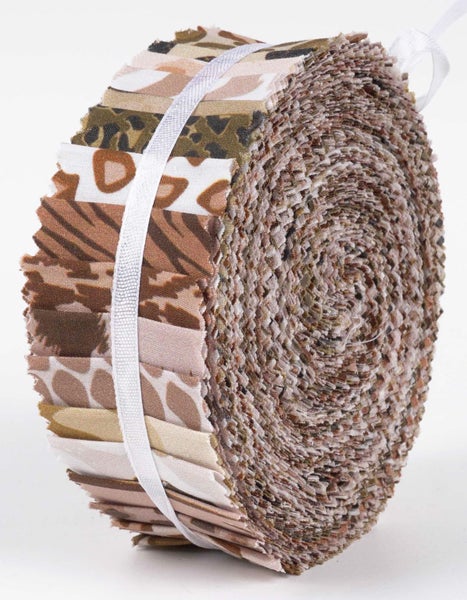 Soimoi 40Pcs Animals Print Cotton Precut Fabrics For Quilting Craft Strips Carousel 1