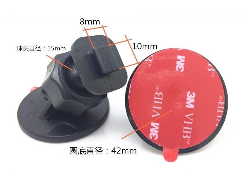 T Type Tape Recorder Base Stand Circle Double Side Stick Adhesive 3M Sticker Carousel 1