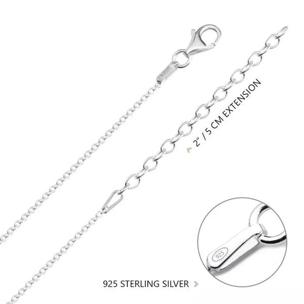 Sterling Silver Engraved Initial and Date Disc Necklace Carousel 3