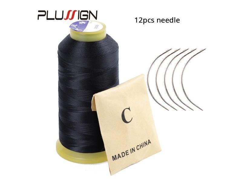 Plussign 1Pcs Hair Weave Thread For Weaving Needle Brazilian Indian Hair Weft Carousel 1