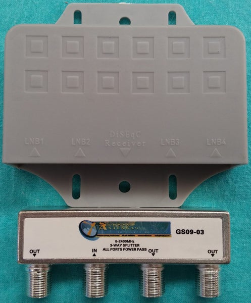Splitter 3way F Power Divider Satellite Carousel 1