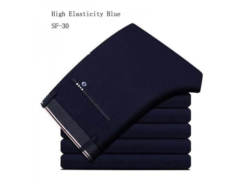 Men's Suit Pants Spring Summer Business Office Elastic Wrinkle Resistant Big Carousel 1
