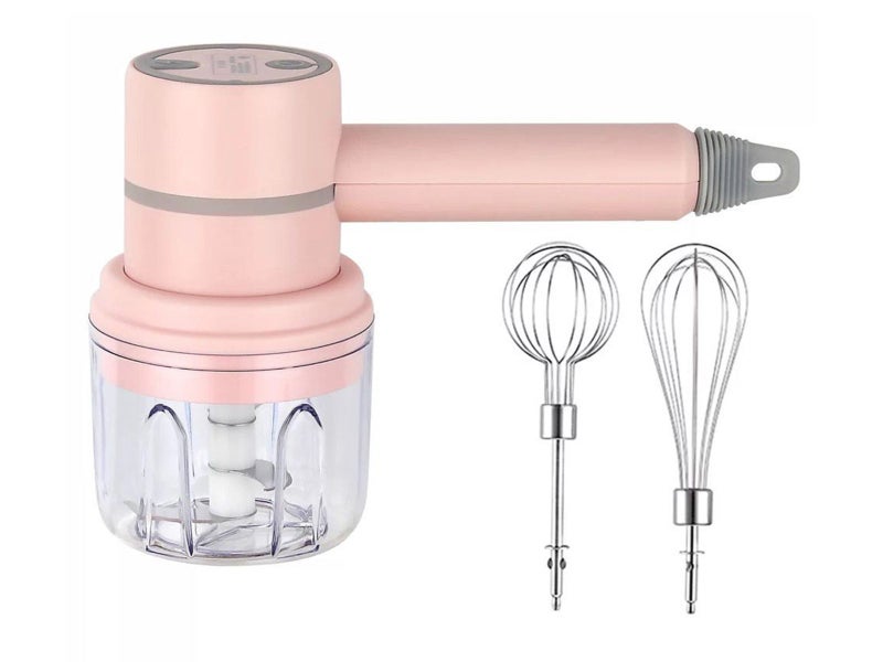 3 In 1 Food Blender Electric Gralic Chopper Egg Cream Beater Cordless Hand Mixer Carousel 10