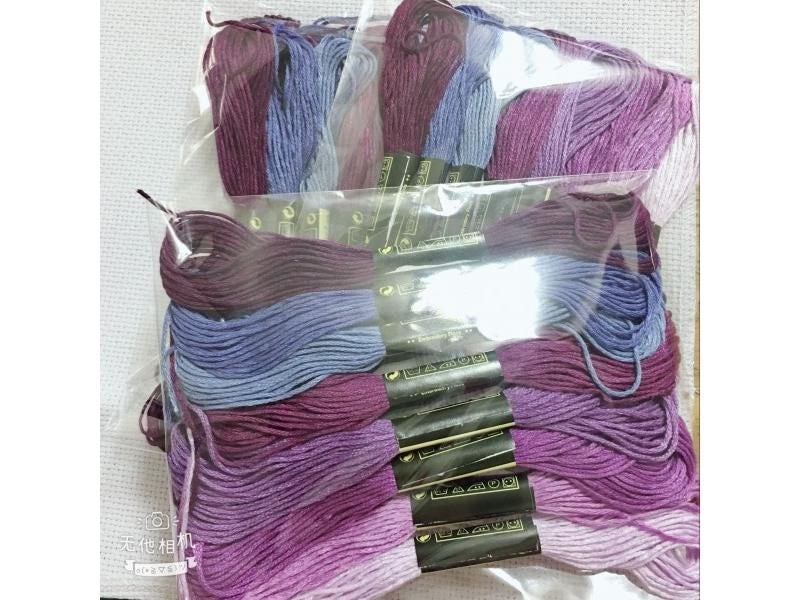 Cross Stitch Sewing Skeins Craft Embroidery Thread Kit DIY Tools Mix Colors Carousel 2