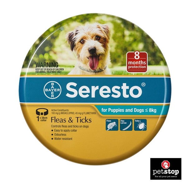 Seresto Flea And Tick Collar For Puppies and Dogs Under 8kg Carousel 1