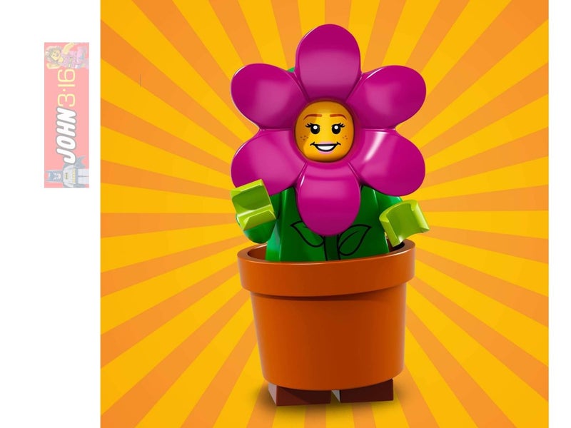 AWESOME SERIES 18 PARTY COLLECTIBLE MINIFIGURE - FLOWER POT GIRL Carousel 1