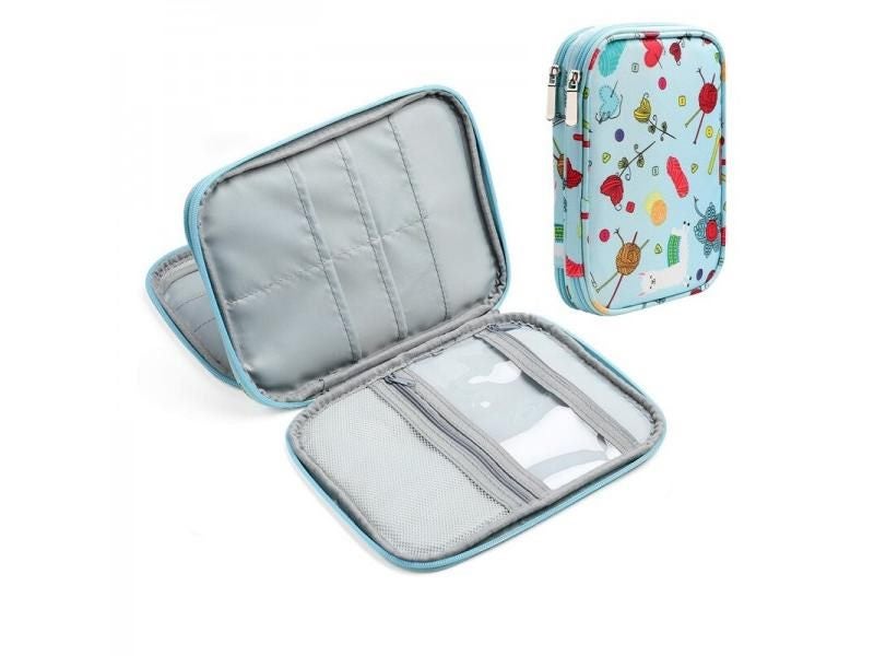 Empty Knitting Needles Case Travel Storage Organizer Storage Bag For Circular Carousel 1