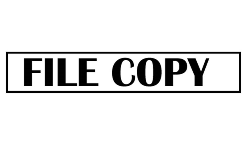 Printtoo File Copy Self Inking Rubber Stamp Pre-Inked Office Stamp- Home Office Carousel 1