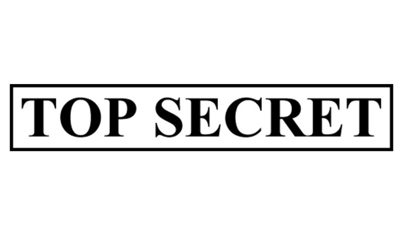 Printtoo Top Secret Self Inking Rubber Stamp Pre-Inked Office Stamp- Home Carousel 1