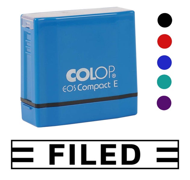 Printtoo Filed Self Inking Rubber Stamp Pre-Inked Office Stamp- Home Office Carousel 2