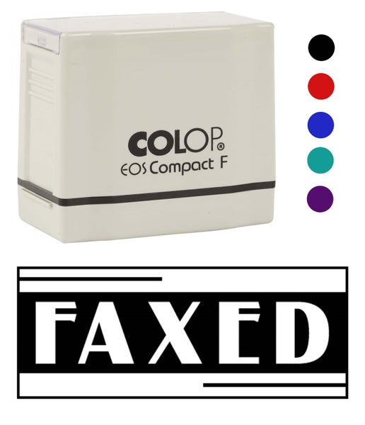 Printtoo Faxed Self Inking Rubber Stamp Pre-Inked Office Stamp- Home Office Carousel 2