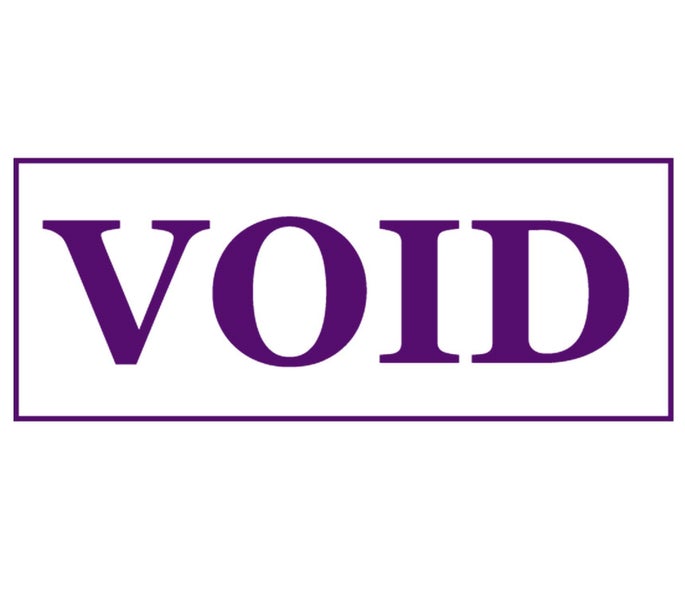 Printtoo Void Self Inking Rubber Stamp Pre-Inked Office Stamp- Home Office Carousel 1